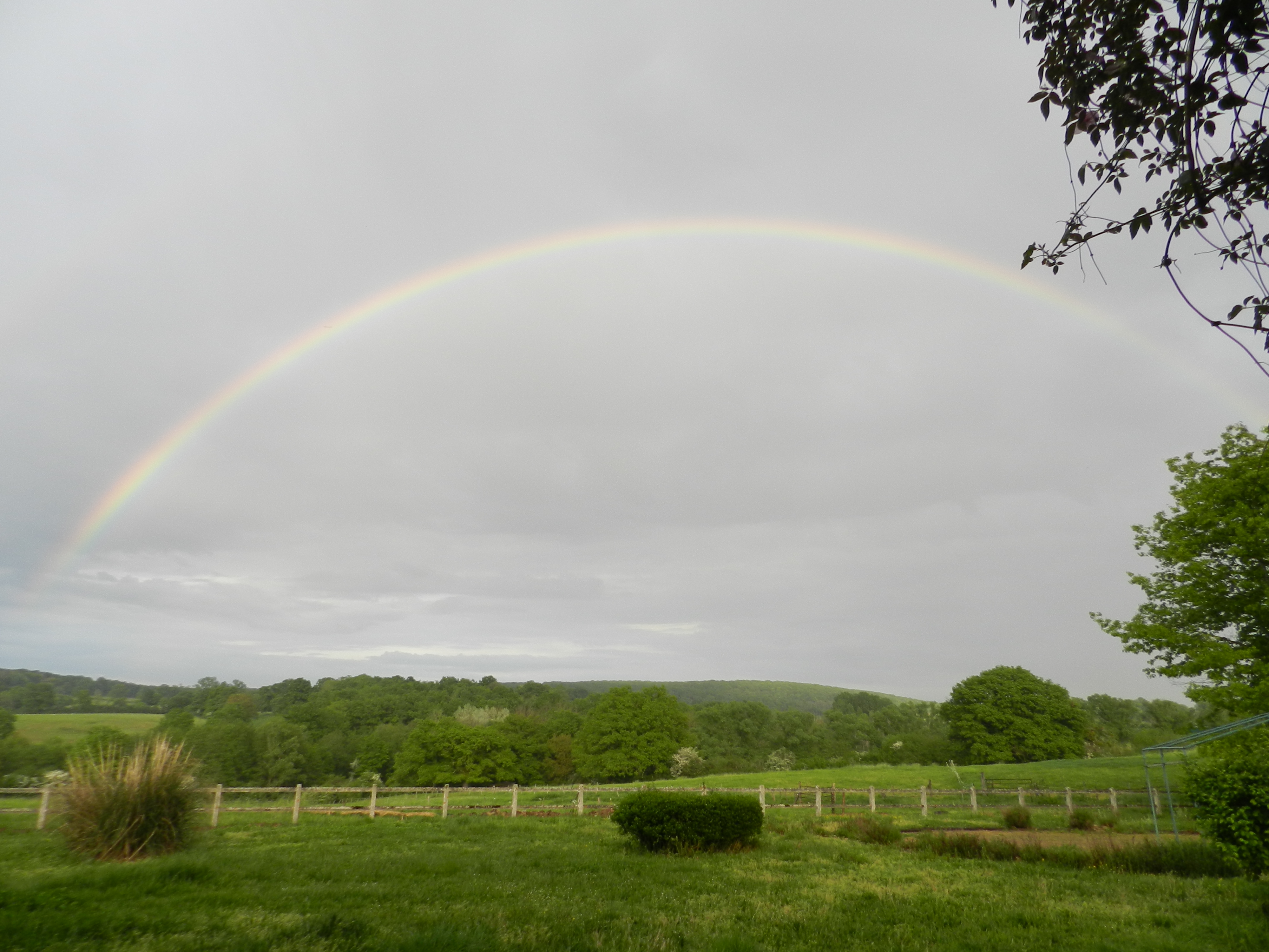 arc en ciel sur La p'Thite Marmande